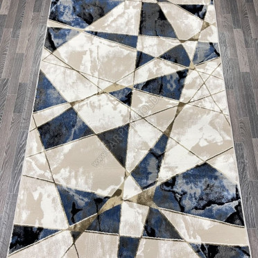 Турецкий ковер 40657B_MAVI/ K.GRI