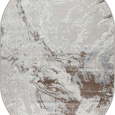 38508A OVAL L.GREY / BEIGE Rimma Lux