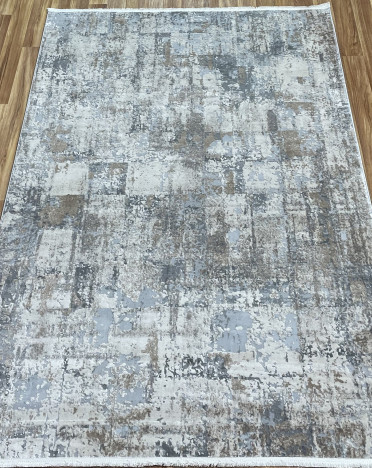 Ковер турецкий T378A INVISTA (Акрил, бежевый, серый)