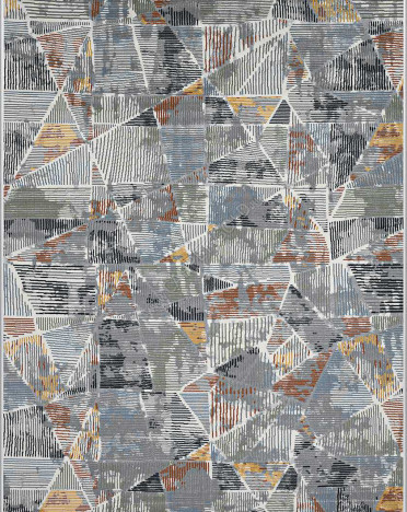 Ковер турецкий 50027A Kremlin (Акрил, серый)