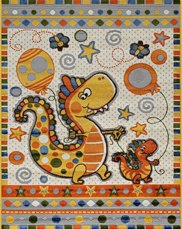 Ковер белорусский с динозаврами 52260 Киндер Микс (Хит-сет, разноцветный)