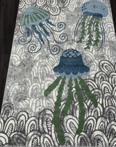 Ковер российский C207 RIO (Фризе, серый)