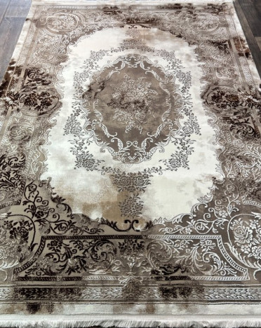 Турецкий ковер Atlantik Hali Deco 10172A (Полиэстер, бежевый)