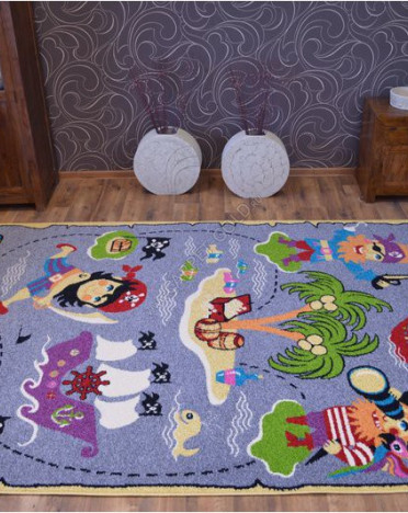 Ковер польский Agnella Funky Pir (полипропилен, серый)