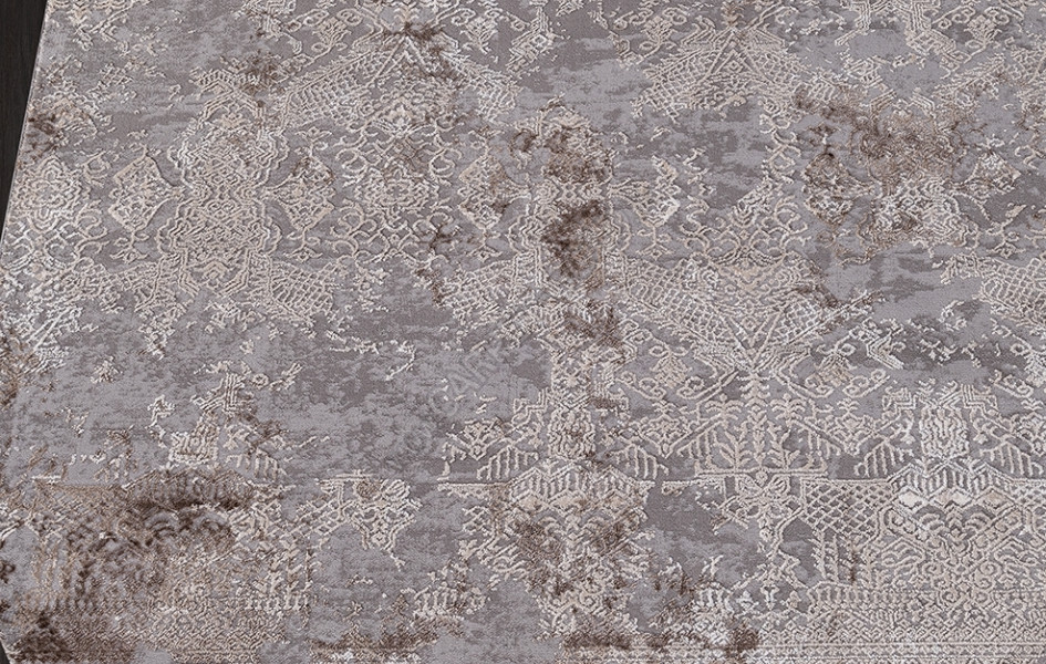 Ковер 03851C - GREY / BROWN - Овал ARMINA