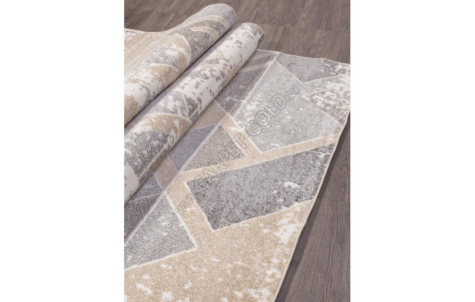 Российский ковер D979 - BEIGE - Прямоугольник - коллекция NATUREL