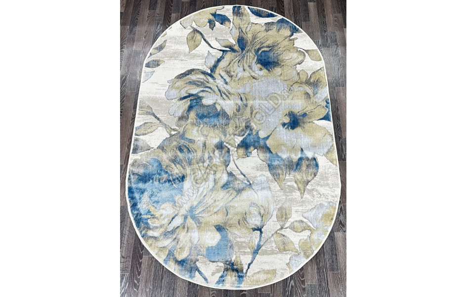 L137A_CREAM SHRINK / BLUE FDY овал Gilan