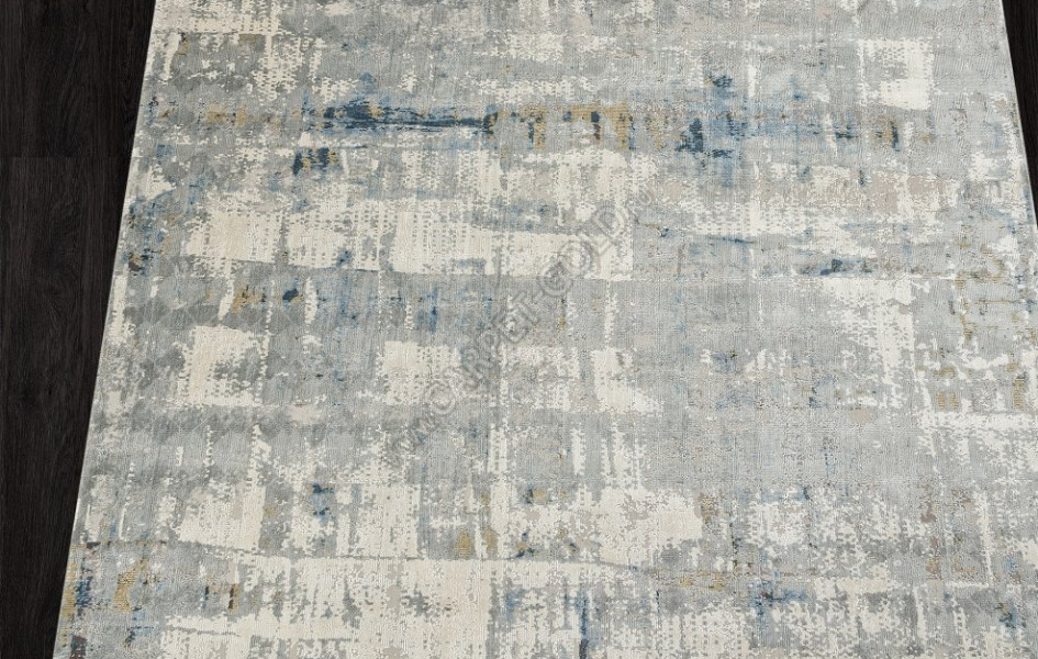 Ковер C105AB - GREY / YELLOW - Прямоугольник - коллекция EMPEROS