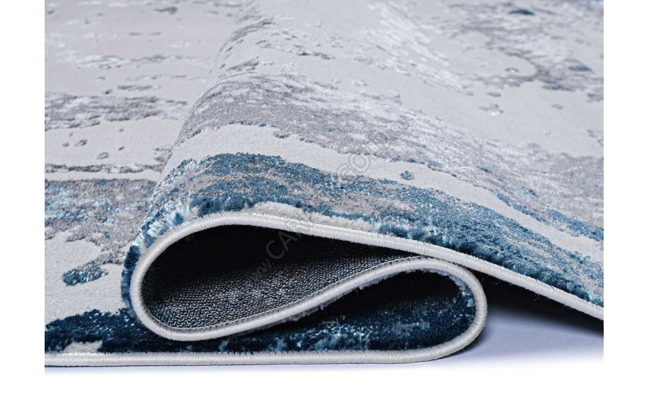 36897J R BLUE FLS / L.GREY Kleopatra