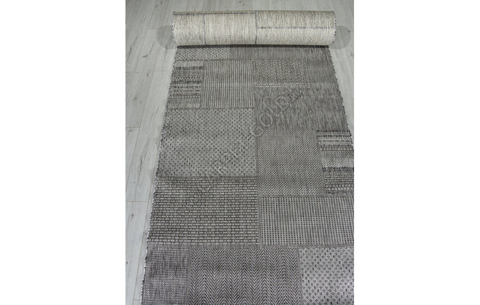 Ковер S139 - DARK GRAY - Дорожка - коллекция KAIR
