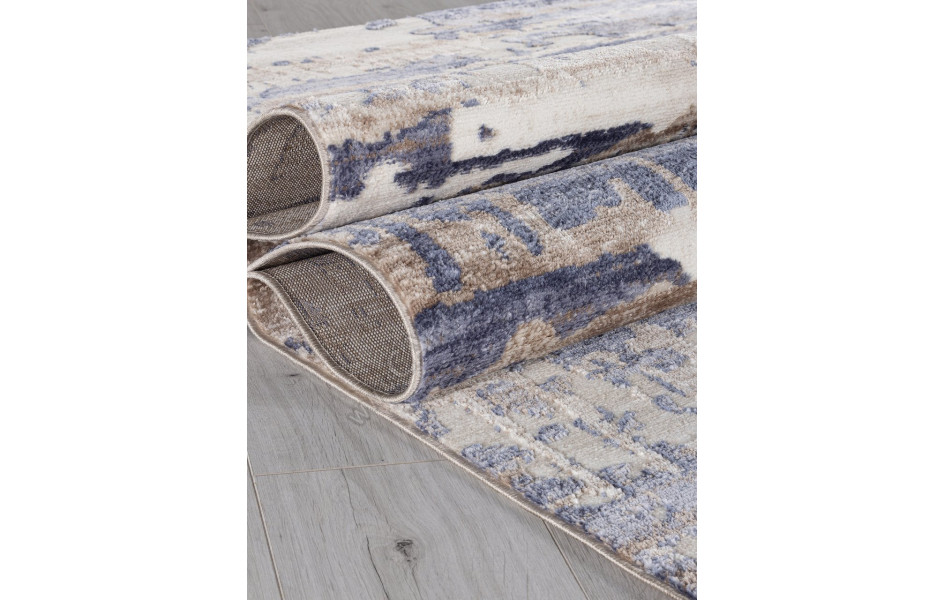 Ковер O1121 - 730 BEIGE / BLUE - Прямоугольник - коллекция SAMIRA