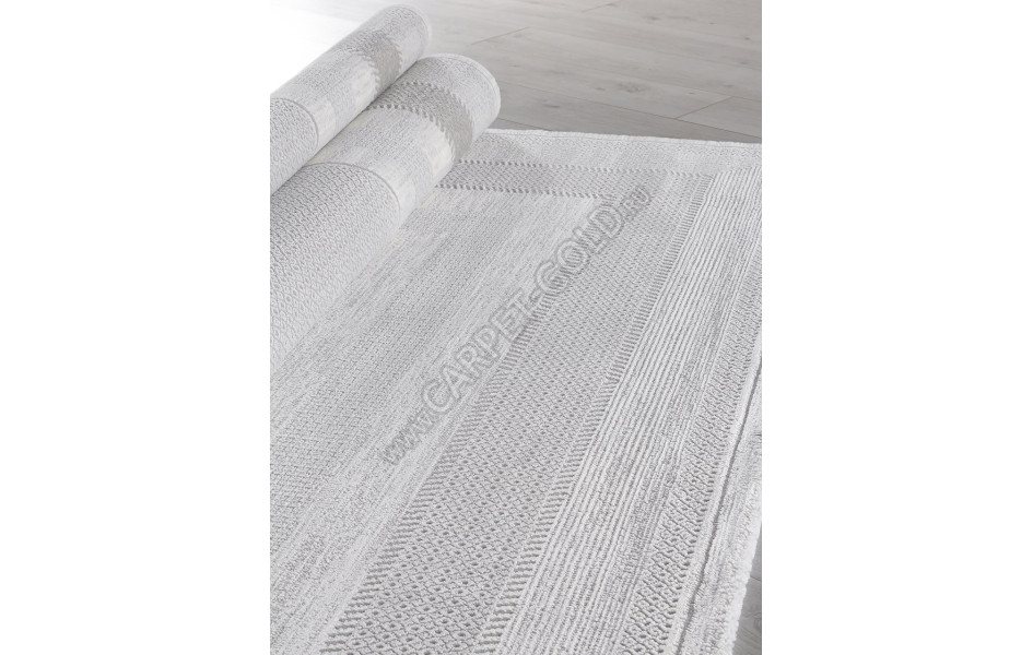 Ковер F040AC - GREY / WHITE - Прямоугольник - коллекция SIROCCO