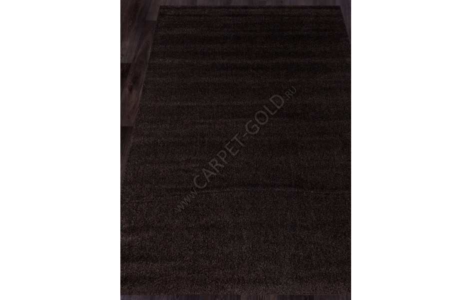 Ковер с длинным ворсом из синтетики PLATINUM T600 - BROWN